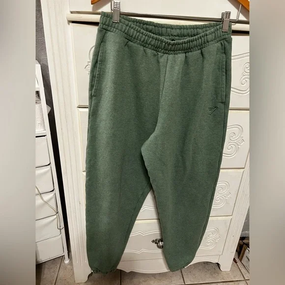 🎬Gymshark rest day sweats Joggers crocodile 🐊 green size Small GUC.. - Picture 5 of 10